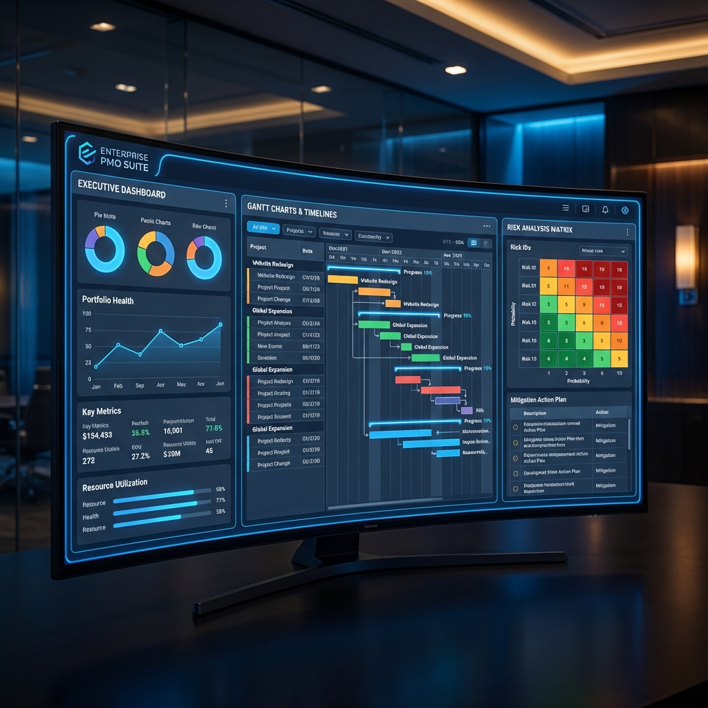 PMO Corporate — Executive portfolio oversight platform